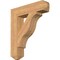 Ekena Millwork Funston Craftsman Smooth Bracket, Western Red Cedar, 5 1/2"W x 26"D x 30"H BKT06X26X30FST04SWR - alternate 1
